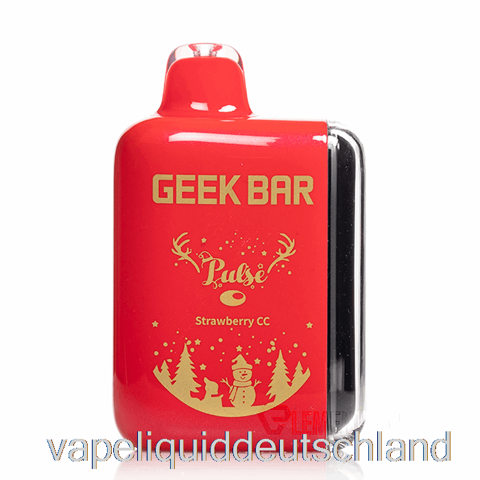 Geek Bar Pulse 15000 Einweg-Erdbeer-CC-Vape Deutschland